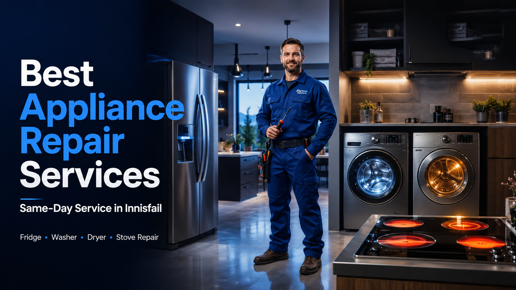 Best Appliance Repair Services Near You in Innisfail | FixNow Appliances